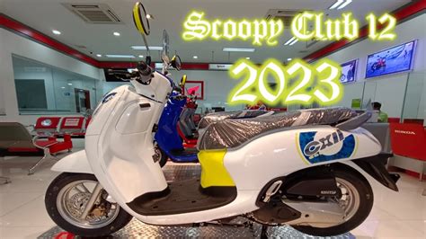 Review Honda Scoopy Club 12 White Green 2023 YouTube