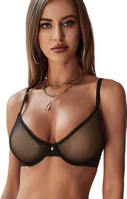 Varsbaby Varsbay See Through Bra Sexy Lingerie Set Push Up Women S