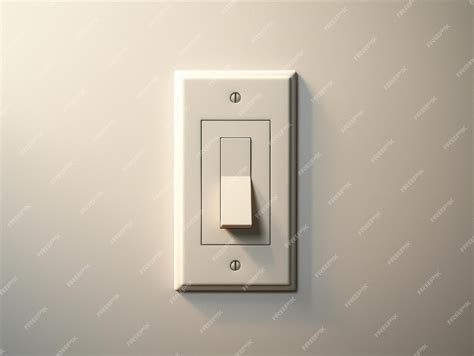 Premium Photo | A light switch on a wall