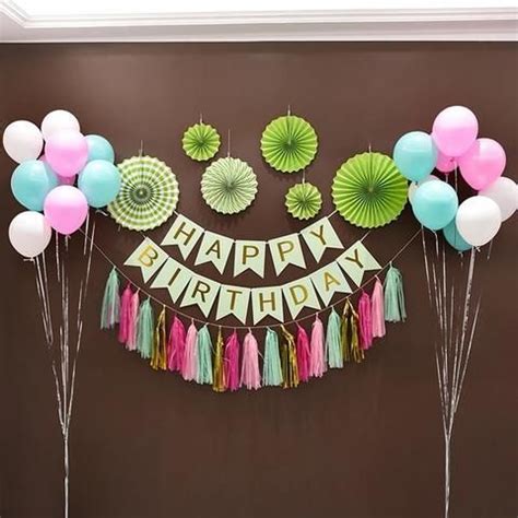 Simple Birthday Party Decorations At Home