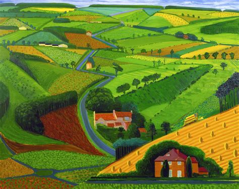 David Hockney - The Road Across the Wolds (1997) : r/museum