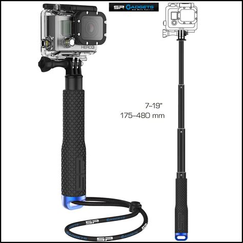 GP214 Gopro Aluminum Extendable Pole Telescoping Handheld Monopod With