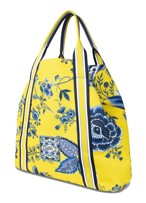 Oilily Shopper Sienna Shopper Cherry Sits Icon World Yellow Modeherz