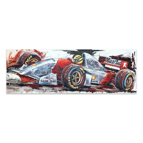 Uvre D Art Ayrton Senna Mclaren I