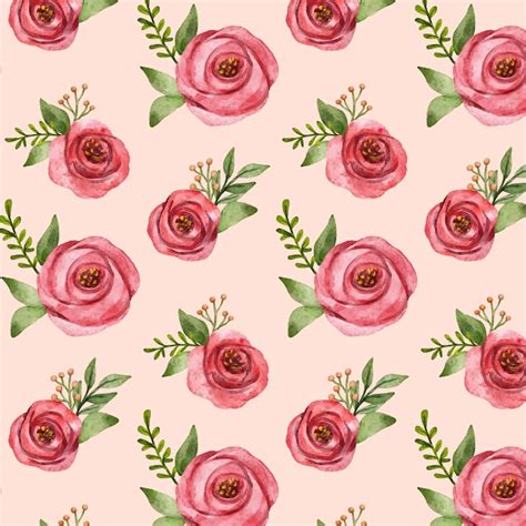 Rose Flower Patterns Vector Best Flower Site