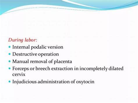 Rupture Of Uterus Ppt