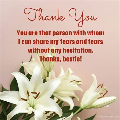 Thank You Messages For Friends Best Appreciation Quotes