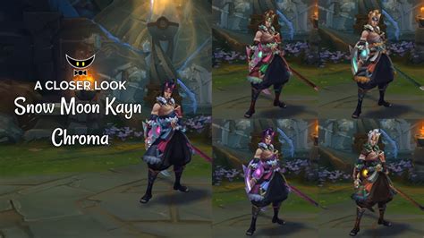 Snow Moon Kayn Chromas All Forms Youtube