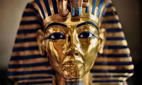 Maschera Funeraria Di Tutankhamen 1325 A C Per Il Nemes Vennero