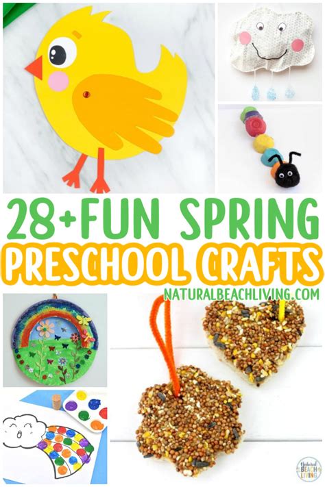 30+ Spring Preschool Crafts - Spring Art and Craft Activities - Natural ...