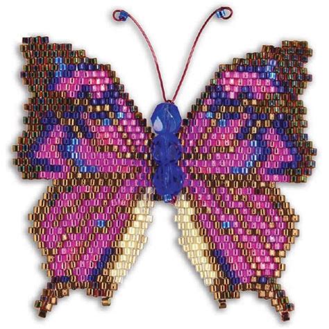 Learn How To Brick Stitch An Easy Beaded Butterfly Interweave