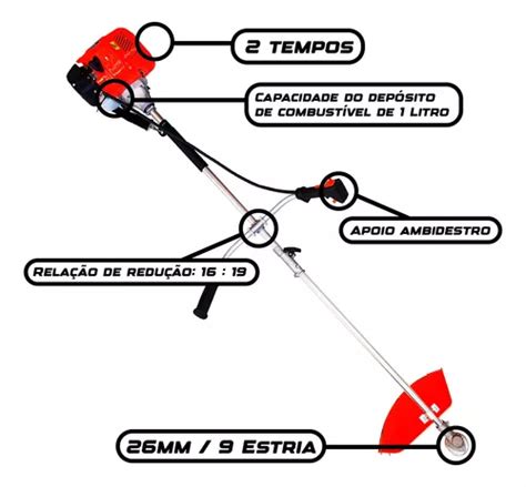 Ro Adeira Gasolina Cc Hp Enxada Motopoda Disco D Venda Em