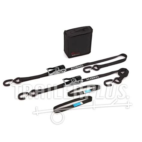 Acebikes Zurrgurt Set Heavy Duty Ratchet Kit Trailerplus Trailerteile