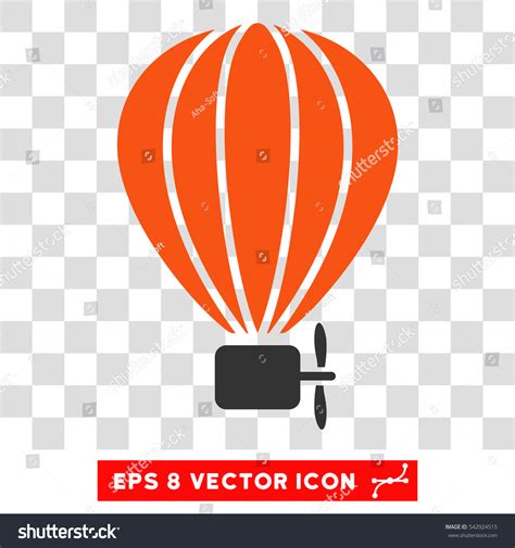 Vector Aerostat Balloon Eps Vector Pictogram Vector De Stock Libre De