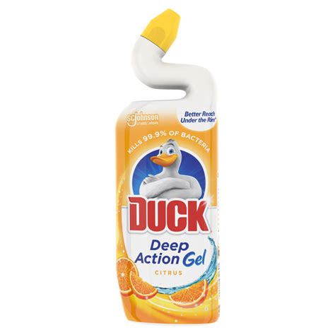 Duck Deep Action Gel Citrus Toilet Liquid Cleaner 750ml Wilko