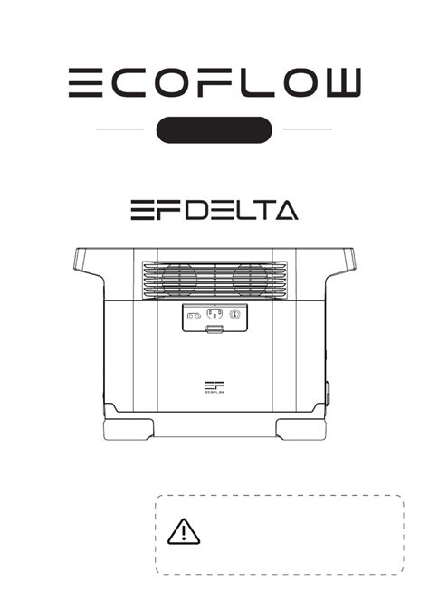 Ecoflow Delta 1300 Manual 18 Sider