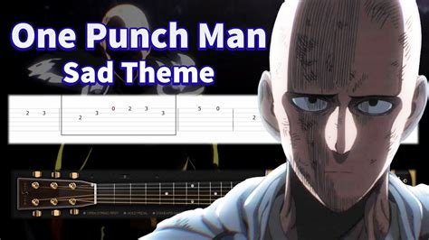 One Punch Man Sad Theme Easy Guitar Tutorial Tab Chords Chordify