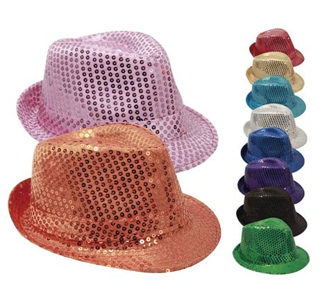 Chapeau Avec Paillettes Plusieurs Couleurs