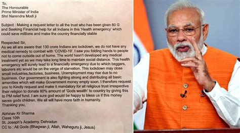 [view 33 ] Request Sample Letter To Prime Minister Of India