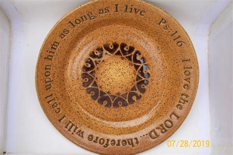 Coyote Goldenrod Shino Sprayed With Laguna Turkish Amber Stenciled