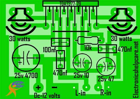 Amplifier Circuit Diagram Using Tda Artofit