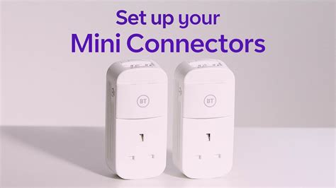 How To Set Up Your Bt Mini Connectors Youtube