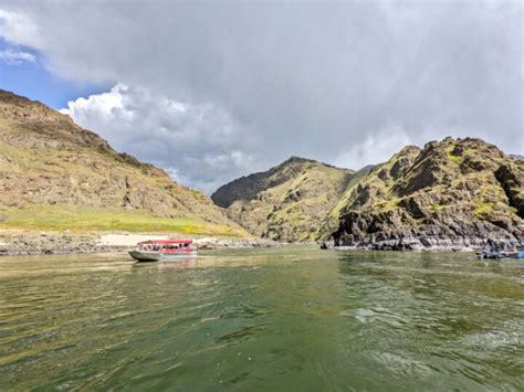 Confluence Of Salmon And Snake Rivers In Hells Canyon Lewiston Idaho