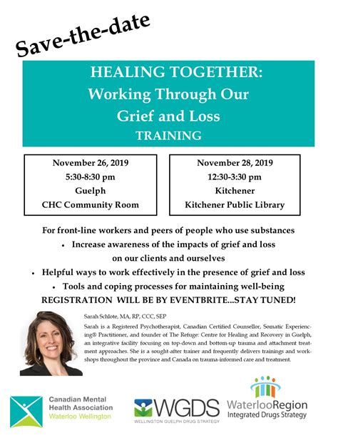 Healing Together: Working Through Our Grief and Loss Training - Sarah
