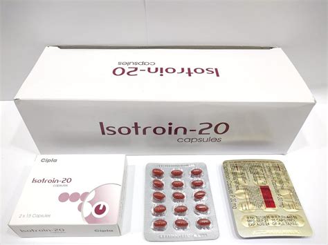 Finished Product Isotretinoin Isotroin 20 Mg Capsule For Commercial At