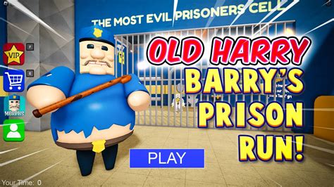 New Old Harry Barrys Prison Run 🤣💀 Roblox First Person Obby Escape