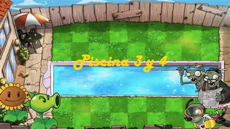 Plants Vs Zombies Piscina 3 Y 4 YouTube