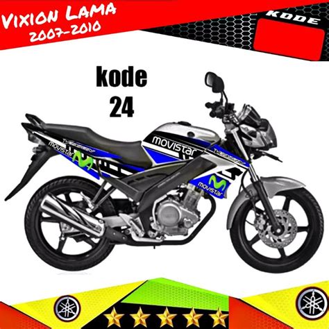 Decal Sticker Stripping Variation Yamaha Vixion Old Vixion Lama