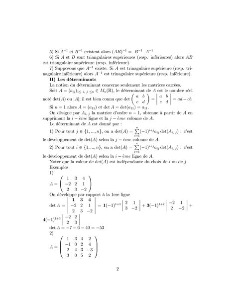 SOLUTION Resolution Des Systemes Lineaires Methodes Directes Part1