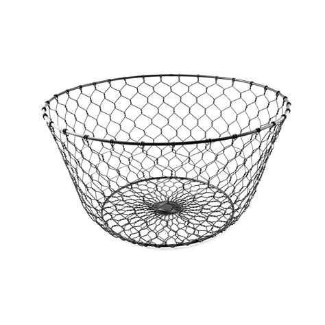 Round Black Chicken Wire Basket Walmart Walmart