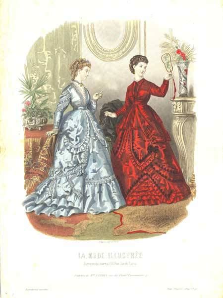 Old Rags Fashion Plate 1869 France La Mode Illustree