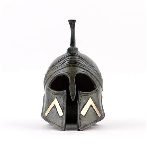 Ancient Spartan Bronze Helmet King Leonidas Greekart