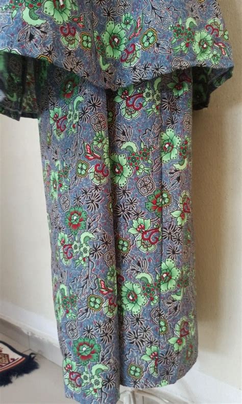 Limited Edition Baju Kurung Tradisional Pesak Gantung Kain Lipat Batik