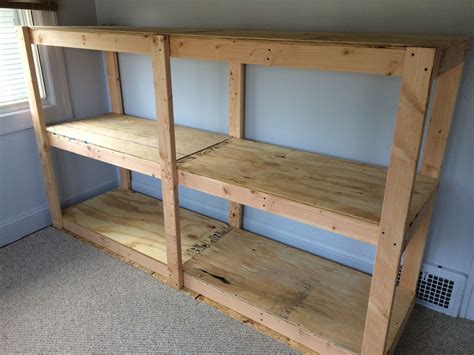 How I Built Heavy Duty Freestanding Shelves Heavy Duty Shelving