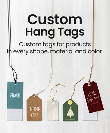 Custom Hang Tags Product Tags & Clothing Tags