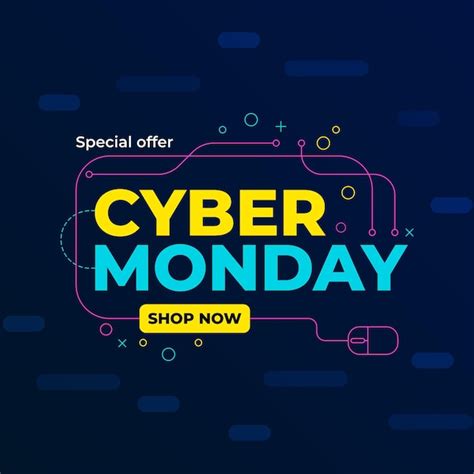 Premium Vector Flat Design Cyber Monday Concept