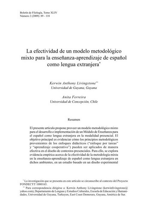 Pdf La Efectividad De Un Modelo Metodol Gico Mixto Para La Dokumen Tips