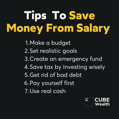 How To Save Money From Your Salary