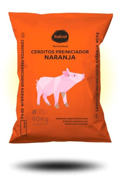 Alimento Cerdito Preiniciador Naranja X Kg Croper