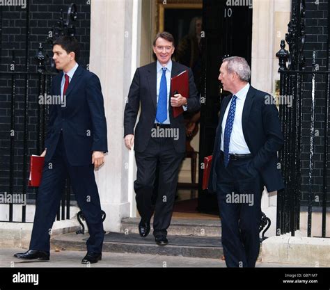 Business Secretary Peter Mandelson Leaves Downing Street In Central