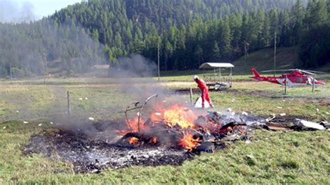 Flugzeugabsturz In Der Schweiz Vier Tote