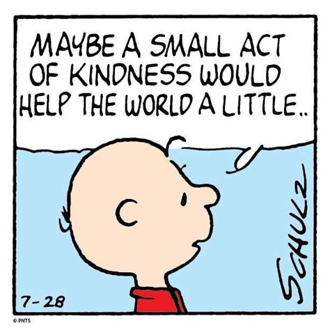 Snoopy And The Peanuts Gang On Instagram “no Act Of Kindness Is Too Small Happy Random Acts Of