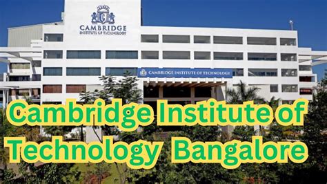 Cambridge Institute Of Technology Cit Comedk Kcet Placement Fees