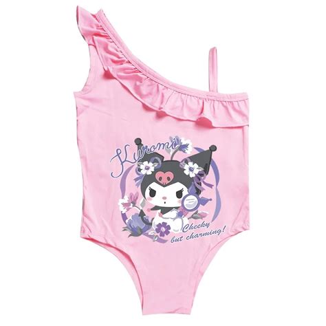 Sanrio Hello Kitty Girl Swimsuit Children Cartoon One Piece Swimsuit