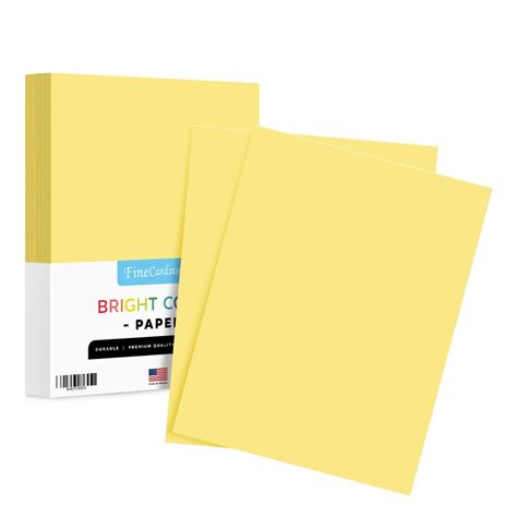 8.5 x 11" Buff Color Paper Smooth, for School, Office & Home Supplies ...