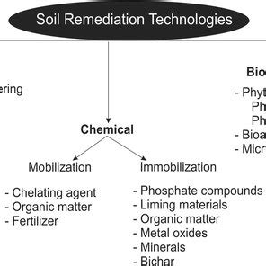 Various Physical Chemical And Biological Methods For Remediation Of